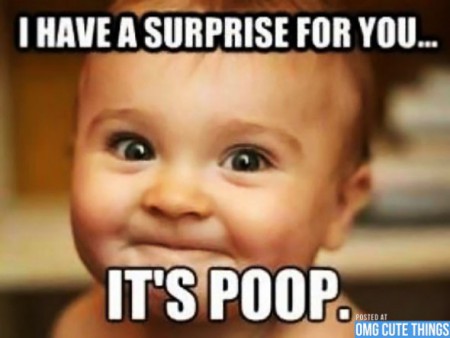 nooit een kado van een baby vertrouwen